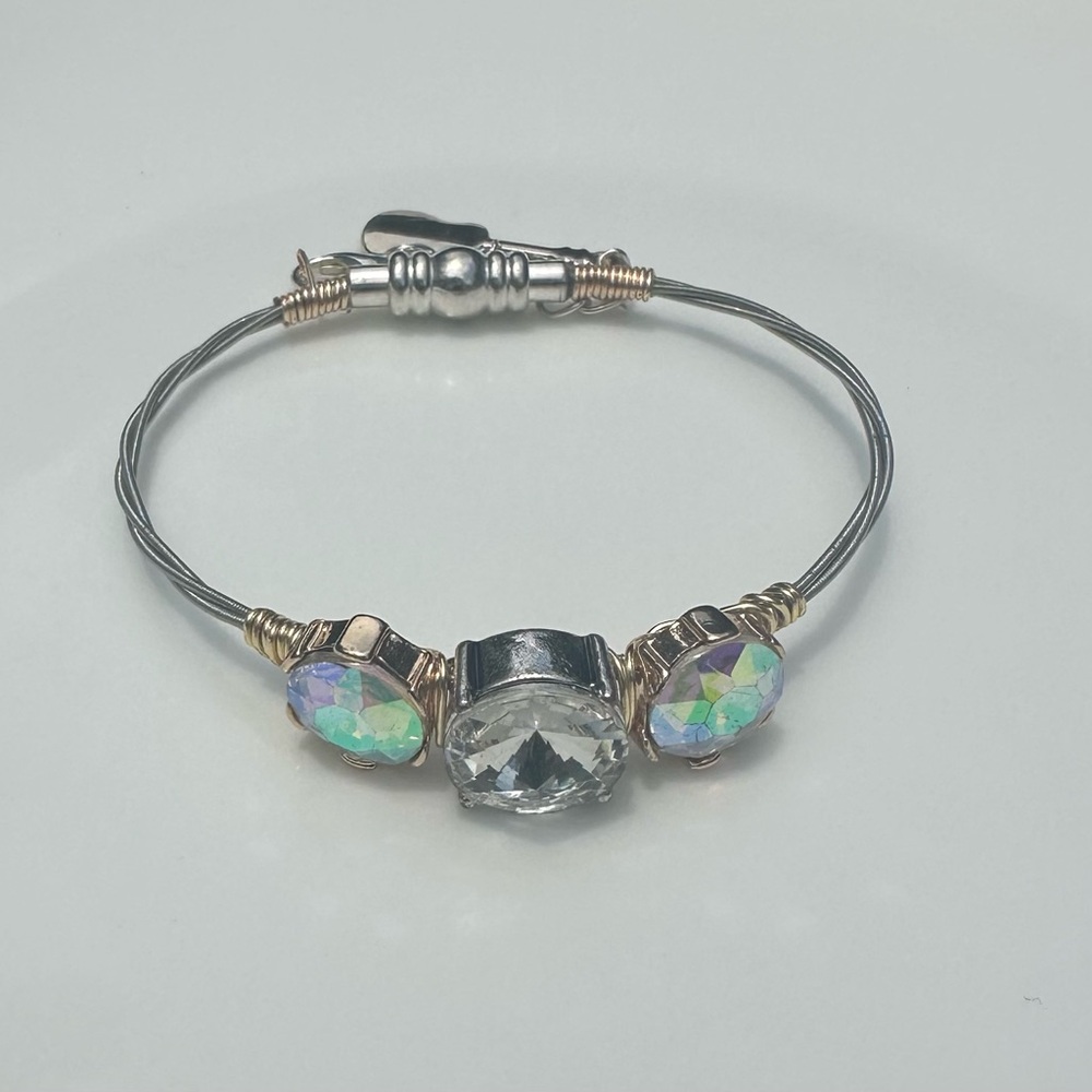 Guitar‎ String Silver and Gold Bracelet